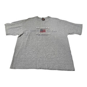 Vintage Harley Davidson Mens Short Sleeve Cotton T Shirt‎